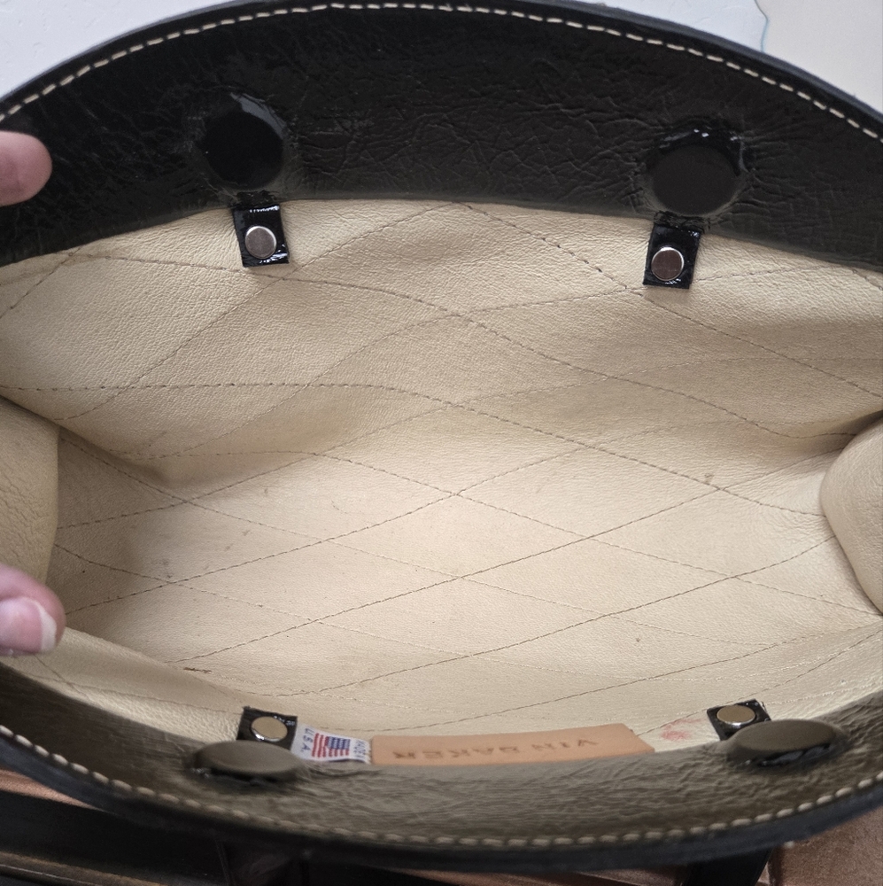 Vintage Made in the USA Black Vin Baker bag - Picture 9 of 9